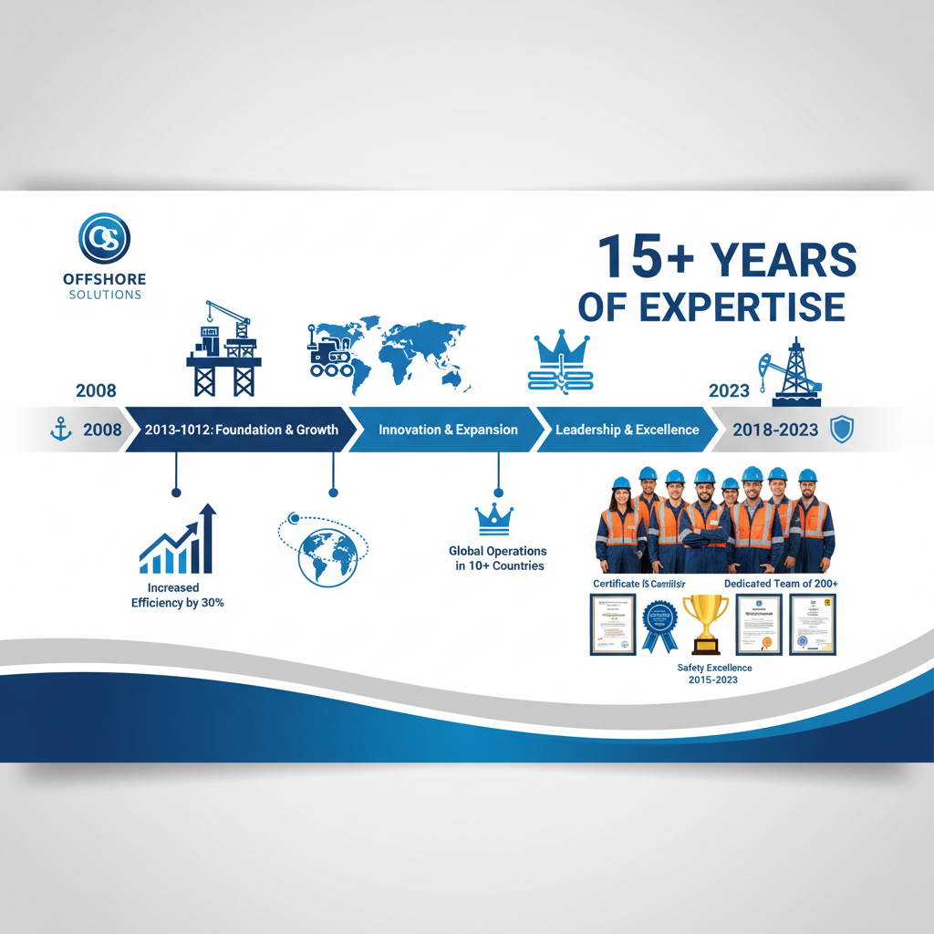 Más de 15 años de experiencia en servicios offshore